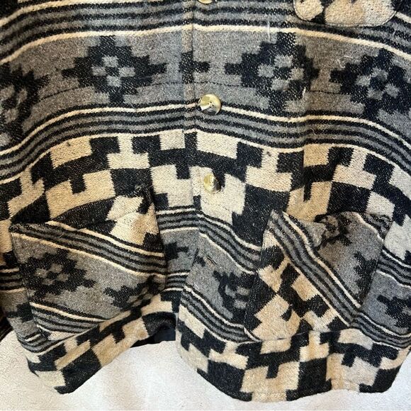 Vintage Aztec Patterned Wool Blazer - Picture 6 of 16